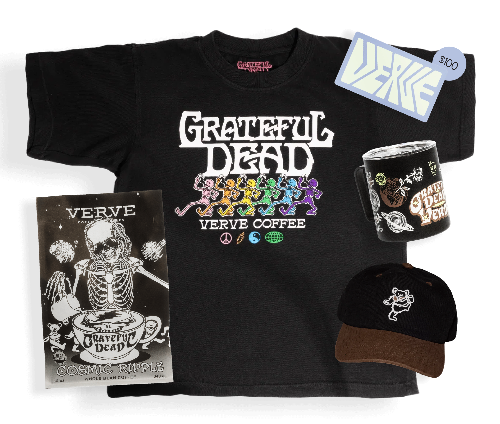 Grateful Dead Coffee & Café Gift Set