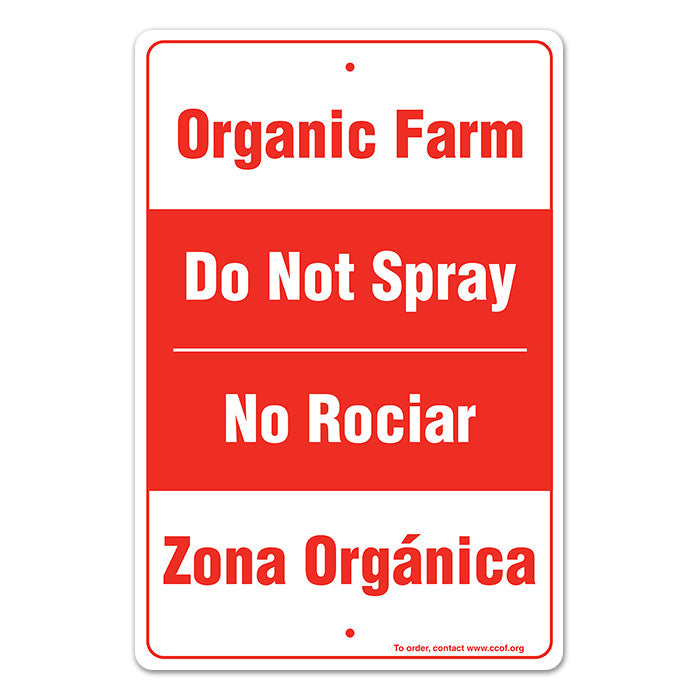 Red and White Sign