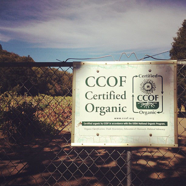 "CCOF Certified Organic" Signs