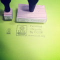 "Certified Organic by CCOF" Stamps - available in 2 sizes